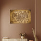 OSRS Gielenor Map High Gloss Metal Art Print (3:2)